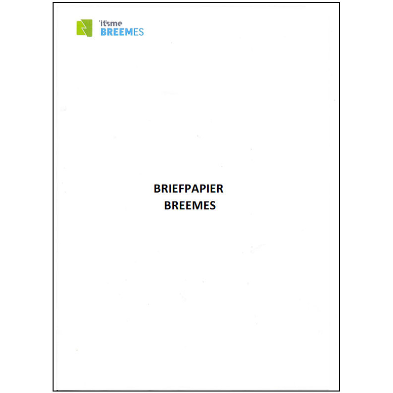 Breemes briefpapier A4 (990013)